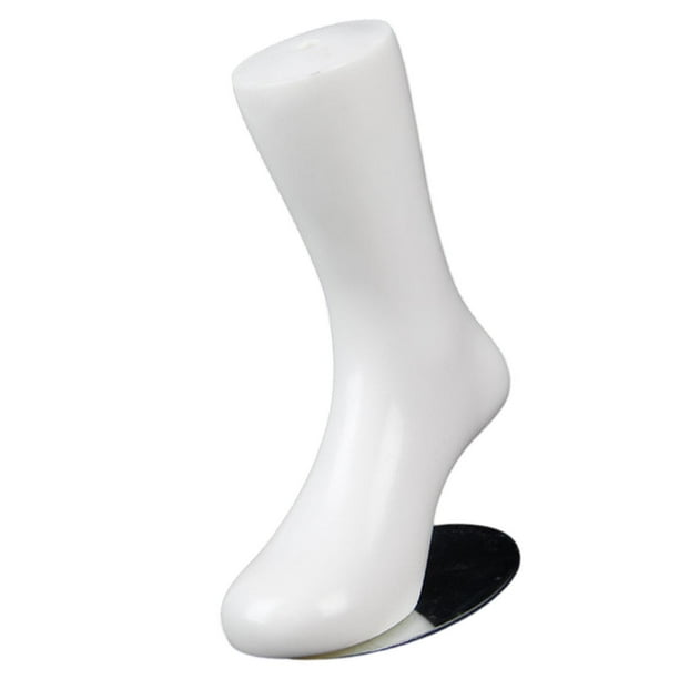 Soporte de exhibición de pie de maniquí de calcetín para niños, accesorio de tienda, modelo de exhibición de calcetines para Blanco Alto 15CM