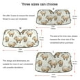 thumbnail image 5 of Cute Capybara and Dots Car Windshield Sun Shade Foldable Car Front Window Visor Heat and UV Protection 57x31.5, 5 of 8