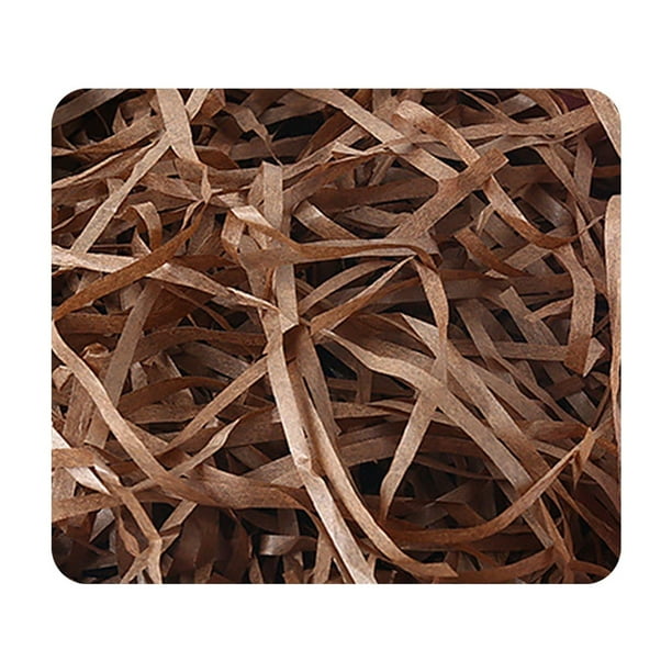 Papel triturado arrugado para cestas de regalo y relleno de cajas | Papel decorativo triturado para decoración de fiestas, manualidades y embalaje protector