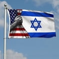 thumbnail image 2 of 2but I Stand For the Flag and Kneel for the Cross Jesus Patriot Christian Flags Polyester 3x5 FT Indoor Outdoor Banner, 2 of 5