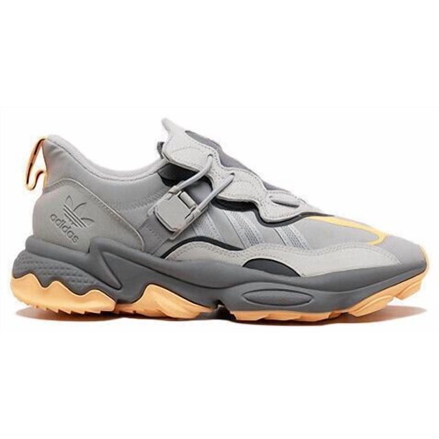 Size 8 - Adi-das Ozweego Flipshield Grey Acid Orange