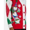 thumbnail image 3 of Holiday Time Embellished Cardigan Sweater, Women's, Sizes XS-XXXL, 3 of 4