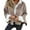 Khaki, variant on Women's Winter Jacket - Round Neck, Thick Fleece, Windproof, Heat Retention Outdoor Coat