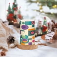 thumbnail image 2 of Yayeee Flameless Candles with Remote Flickering Battery Operated Multi Color Changing, Purple Geometric, 2 of 7