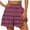 Hot Pink, variant on Plebaso Flowy Shorts for Women Printed Ruffle Hem Casual Shorts Elastic High Waist Womens Summer Shorts