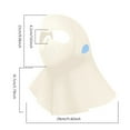thumbnail image 2 of TYGHBN Sun Protective Scarf UPF 50+ Breathable for Outdoor Activities Summer Cycling Hiking Travel Lightweight Comfortable Design Beach Umbrella Holder Womens Scarfs and Shawls Fashion Scarfs Women, 2 of 4