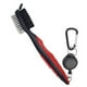 thumbnail image 1 of Eigraketly Cepillo de limpieza de ranuras para palos de Golf, cepillo de acero de nailon para limpieza de suela de zapato de bola de cuña Golf rojo 20 centímetros Eigraketly OD2581-01B, 1 of 6