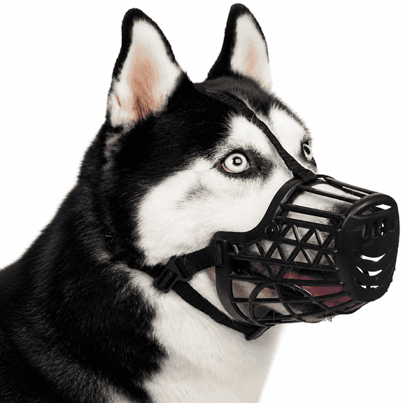 ELORIAH 2026 New Basket Dog Muzzle for Large Medium Small Dogs, Cage Muzzles to Prevent Biting Chewing Licking Scavenging, Mouth Cover with Adjustable Strap for Vet Visits, Grooming, Walking