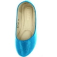 thumbnail image 3 of BellaMarie Dana-22K Girl Kids Dress Ballet Flat Slip On Comfortable Ballerina Synthetic Suede Shoes, 3 of 4