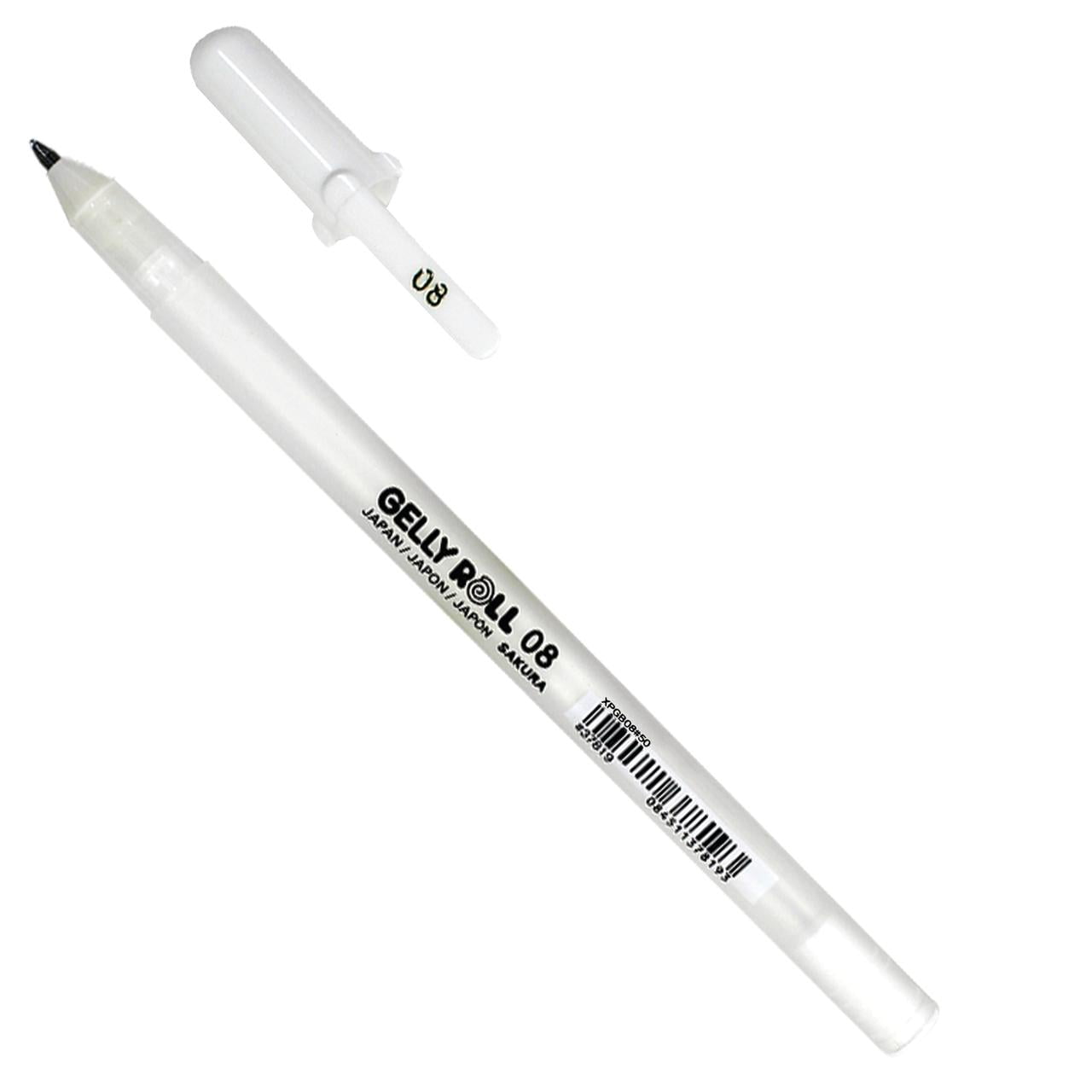 White Sakura Gelly Roll Pen for Tracing on Dark Fabrics – Jessica