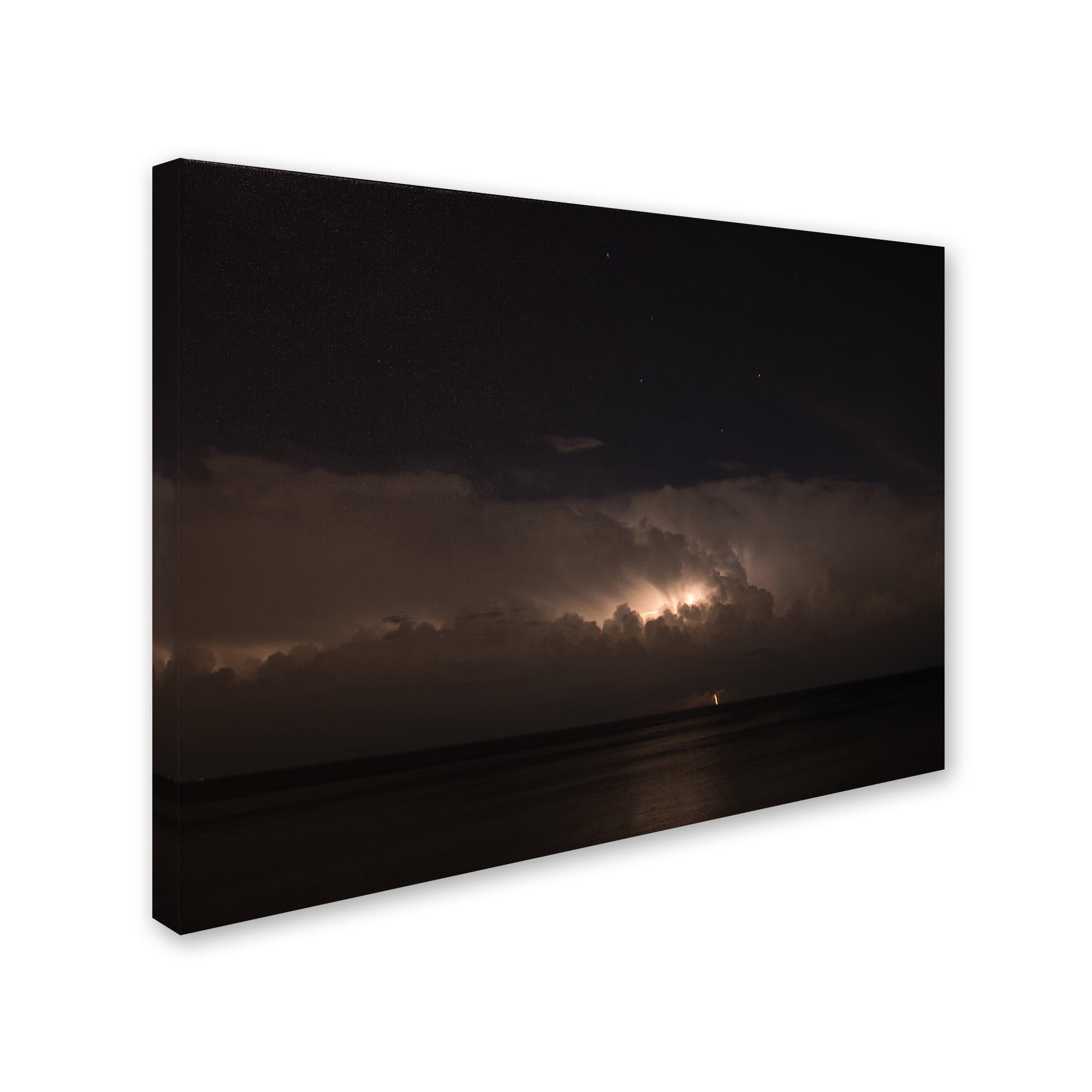 Trademark Fine Art "Big Dipper Thunderstorm" Canvas Art by Kurt Shaffer