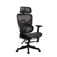 thumbnail image 1 of Silla Gaming Ergonómica Negra Malla - Apoyacabezas, Soporte Lumbar y Reclinación 180° Premium, 1 of 6