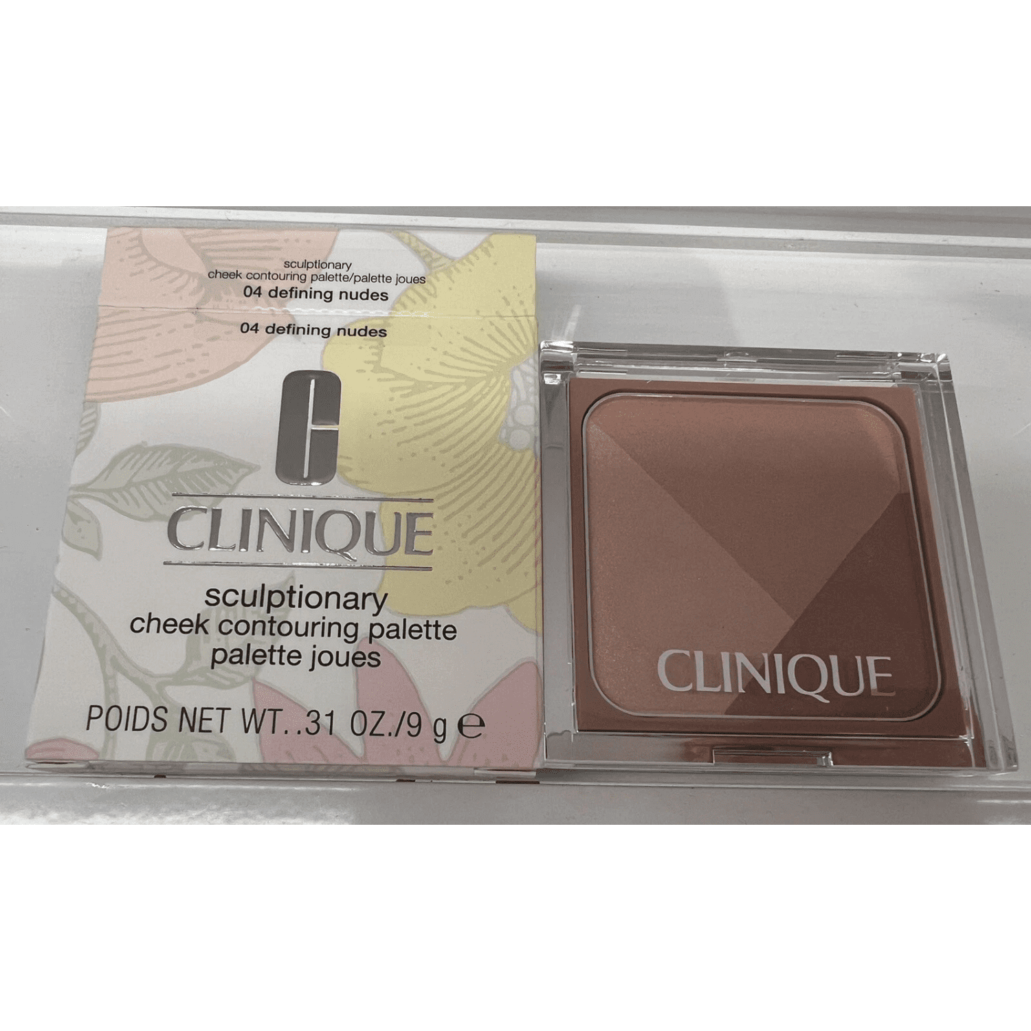 Clinique Sculptionary Cheek Contouring Palette, [04] Defining Nudes .31 oz