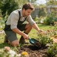 thumbnail image 4 of Shovel For Digging Large Plastic Gardening Tool With Extended Handle 35.3 cm And 10.5 cm Wide Bucket Green, 4 of 6