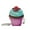 Purple, variant on Cute Cupcake Crossbody Bag - PU Leather Small Shoulder Purse with Adjustable Strap for Girls & Women