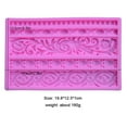 thumbnail image 1 of DIY barroco desplazamiento relieve pastel borde silicona moldes marco europeo herramientas de decoración de pasteles, 1 of 7