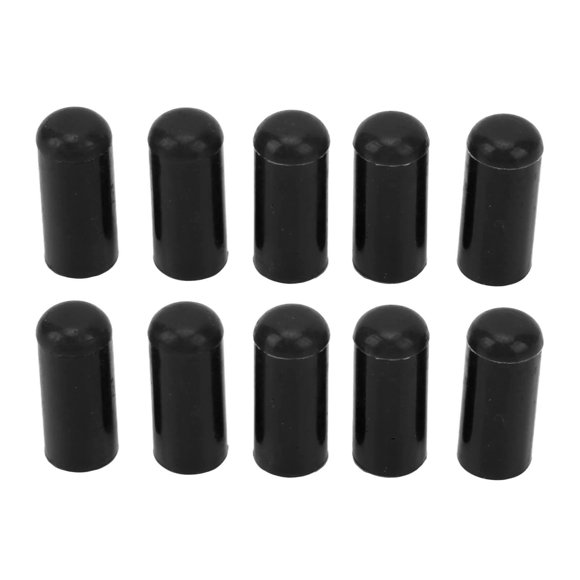 Vacuum Hose Tube End Plug, Universal Light Weight Compact 4mm Heat Resistant 10PCS Silicone Hose For Intercooler Piping Blue,Red,Black
