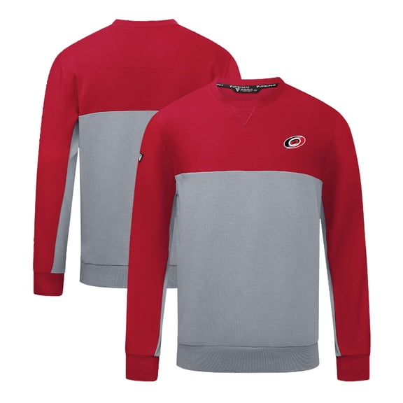 Men's Levelwear Red/Gray Carolina Hurricanes Legacy Insignia Core Sweatshirt