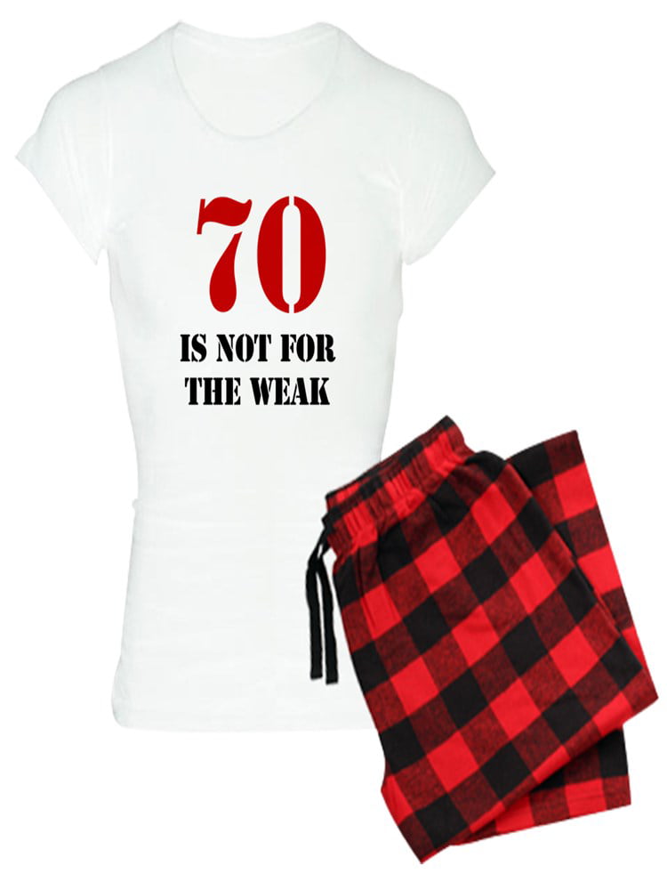 Comfortable PJ Sleepwear CafePress-Hilarious 70Th Birthday Gag Gifts Womens Dark Paj-Womens Novelty Cotton Pajama Set