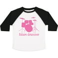 thumbnail image 3 of Inktastic Future Drummer Girls Girls Toddler T-Shirt, 3 of 5