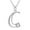 C, variant on Necklaces & Pendants Fashion Women Gift 26 English Letter Name Chain Pendant Necklaces Jewelry B