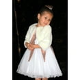 thumbnail image 4 of EkidsBridal Ivory Faux Fur Capes Flower Girl Bolero Cozy Fur Jacket Princess Cape Dress Cover Up Flower Girl Shrug, 4 of 4
