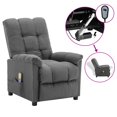 thumbnail image 1 of vidaXL Massage Recliner Chair Electric Reclining Chair for Elderly Fabric, 1 of 5