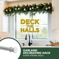 thumbnail image 7 of Mainstays Adjustable Tension Shower Curtain Rod, 44” - 72", No Drilling, Satin Nickel, 7 of 7