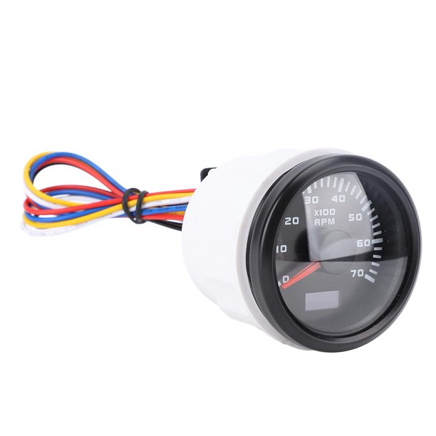 Tacómetro De 52 Mm Con Un Medidor De Hora Para El Tractor De Camión Automóvil RV Boat 7000 Rpm 7 Flight De Color De Color
