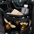 thumbnail image 6 of Honeybee Foldable Car Trash Can with Lid, Leak-proof Mini Trash Can Hanging Storage Bag- Car Trash Bin for, 6 of 6