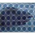 thumbnail image 4 of oneOone Viscose Chiffon Fabric Check Kasuri Printed Craft Fabric BTY 42 Inch Wide, 4 of 4