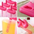 thumbnail image 3 of Molde de Cocina Moldes de paletas de bricolaje de 6 celdas para hacer helados Moldes de helados congelados (rosa) JShteea Libre de BPA, 3 of 8