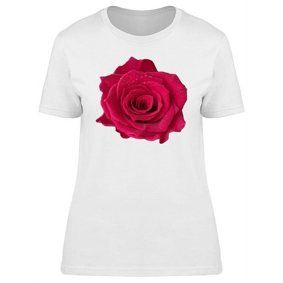 Rose Realistic Portrait T-Shirt Women -Image by Shutterstock, Female Large