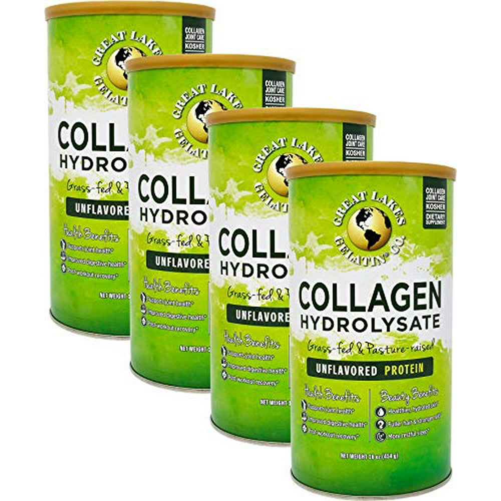 Great Lakes Beef Gelatin Collagen Hydrolysate Unflavored 16 oz