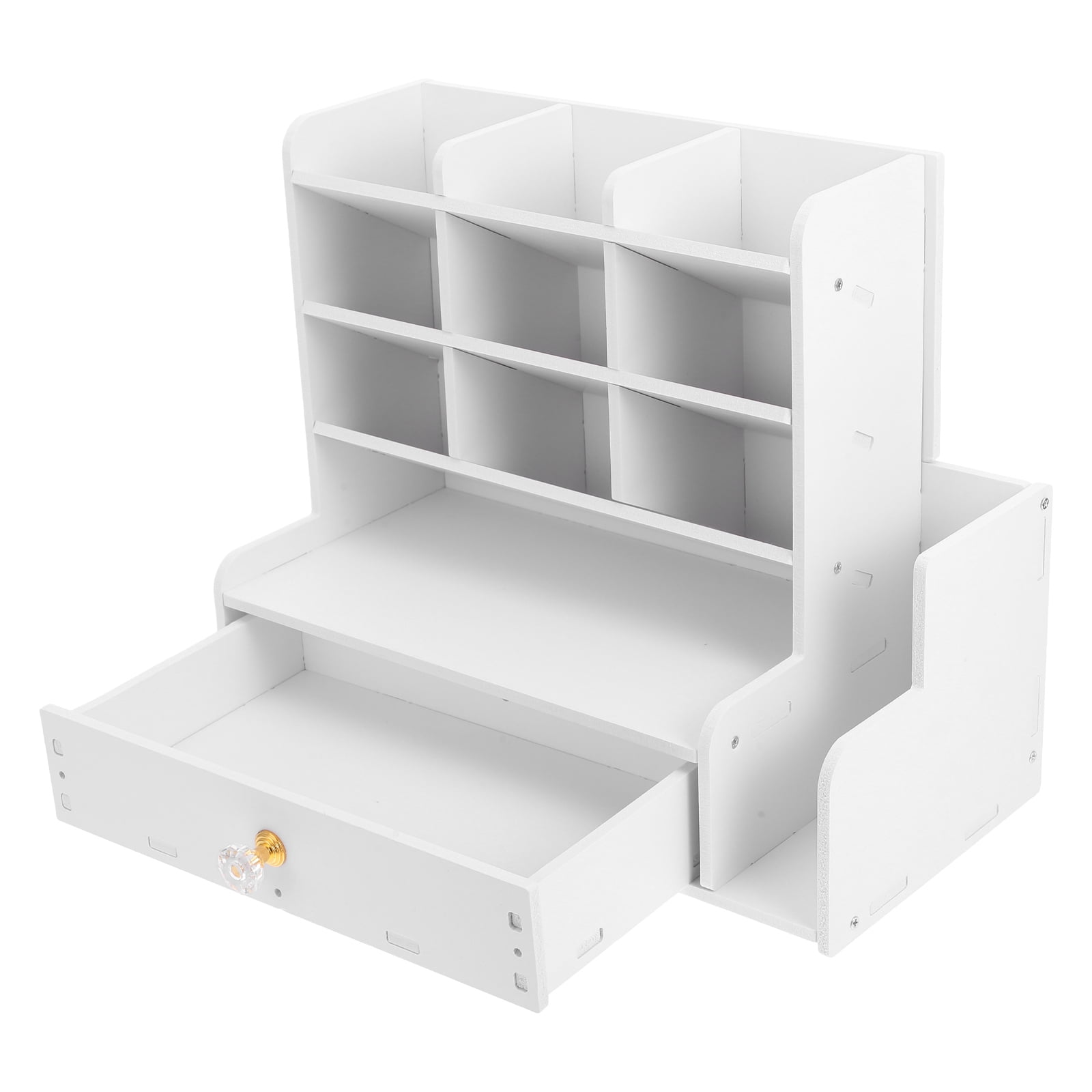 RENACLIPY Portable White Marker Organizer with Strong Wood Plastic Composite Material