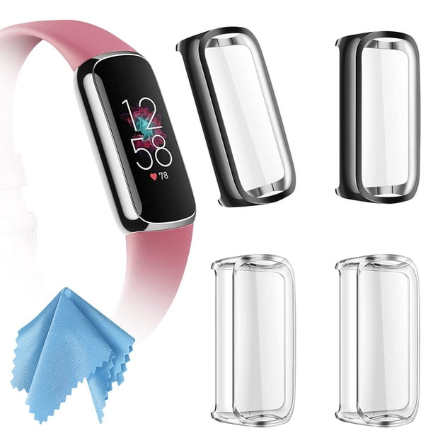Funda protectora de pantalla para Fitbit Luxe Fintie, paquete de 4