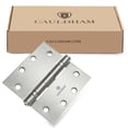 thumbnail image 6 of Cauldham (3 Pack) Commercial-Grade 4-1/2" Full Mortise Ball-Bearing Door Hinges - Satin Nickel, 6 of 7