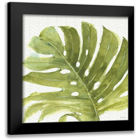 Audit, Lisa 12x12 Black Modern Framed Museum Art Print Titled - Mixed Greens LXXI