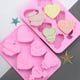 thumbnail image 1 of Molde de silicona multi-corazón para repostería: herramienta de decoración de 6 cavidades para tartas, moldes de chocolate, bandeja para cubitos de hielo para postres, golosinas navideñas y festas, 1 of 7