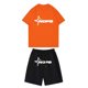 thumbnail image 1 of Playeras Básicas Algodon Hombre Conjunto De Dos Piezas De Camiseta Y Pantalones Cortos De Manga Corta Para Hombre Con Camisa Y Pantalón Corto, 1 of 3