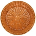 thumbnail image 4 of Cesta De Mimbre De Imitación Cesta De Pan De Mimbre Redonda para Servir Cesta De Verduras Tejida A Mano Cesta De Frutas para Cocina Tienda Restaurante Fiesta Al Aire Libre 30 Cm Marrón, 4 of 4