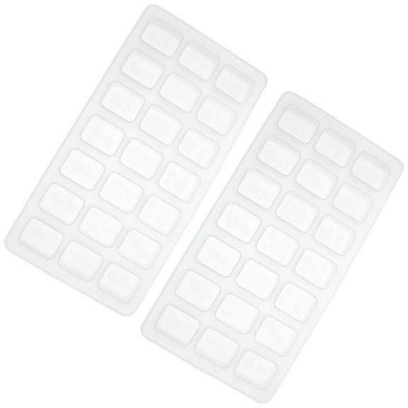 ULTNICE DIY Silicone Mold for Craft Accessories Transparent Reusable Perfect for Creating Mahjong 2Pcs