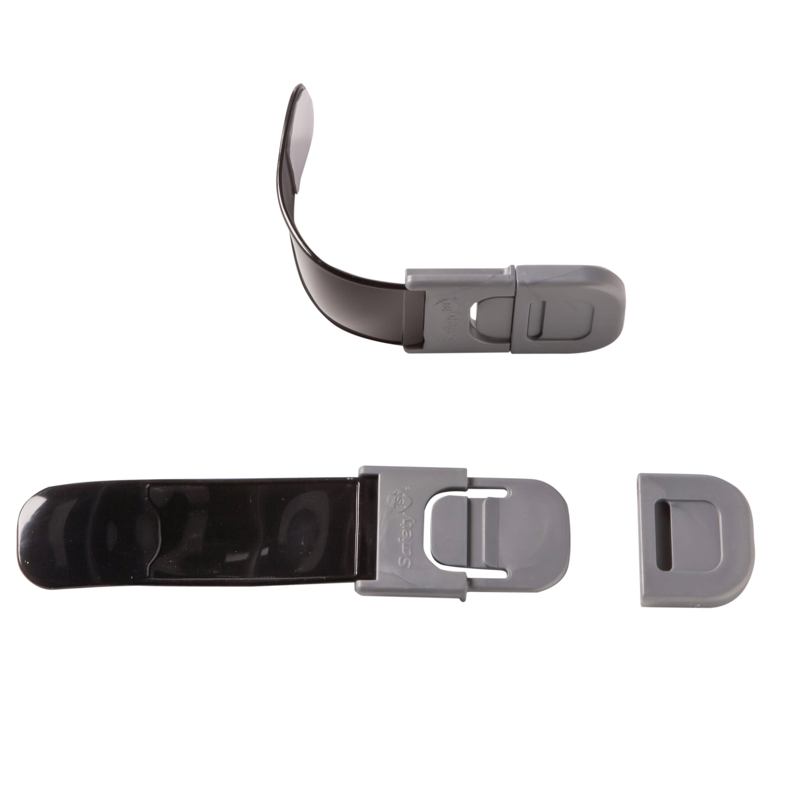 Black/Stainless Refrigerator Lock (for two-tone appliances)