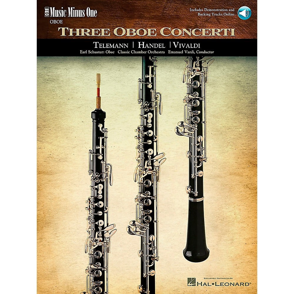 Three Oboe Concerti: Teleman * Handel * Vivaldi Music Minus One Oboe