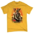 thumbnail image 5 of Apocalypse Reaper T-shirt Fantasy Skeleton Knight with a Sword Medieval Legendary Creature Dragon Wizard Men's Tee, 5 of 7
