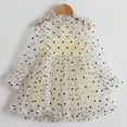 thumbnail image 2 of Odeerbi Toddler Girl Skirt Kids Baby Dress Fashion Long Sleeved Polka Dot Print Princess Mesh Dress Girls Skirt, 2 of 4