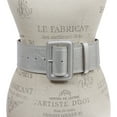 thumbnail image 2 of Women's 3" Wide High Waist Fashion Stitch Rectangular Leather Belt, 2 of 3