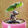 thumbnail image 4 of Garden Decoration, Acrylic Floor Insertion, Rainy Day Elephant Pattern Outdoor Plant Pot Ornament, Weather-Resistant Durable 9.84X5.94 Inch Decorative Ground Plug, 4 of 6