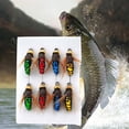 thumbnail image 1 of 8 señuelos de pesca con mosca perfecl agua dulce y salada anzuelos realistas, 1 of 8