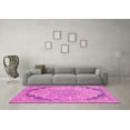 thumbnail image 3 of Ahgly Company Indoor Rectangle Abstract Pink Modern Area Rugs, 7' x 10', 3 of 4